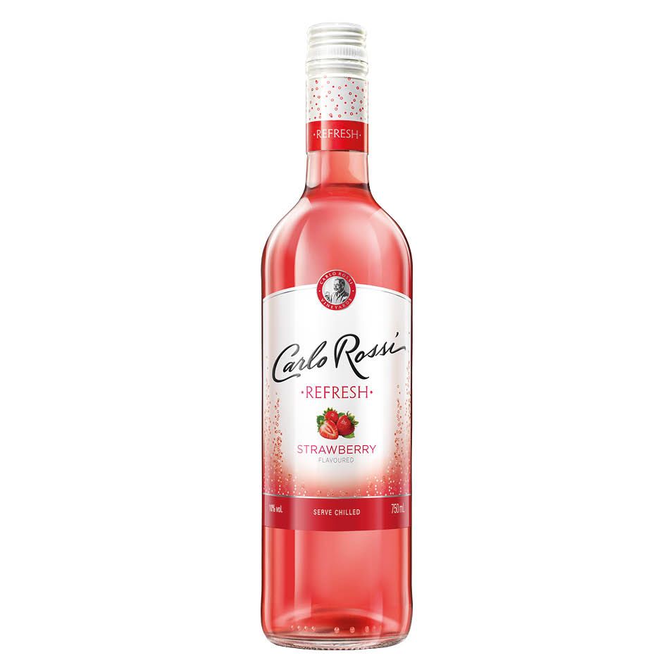 Wino S r. Carlo Rossi ref. strawberry 0,75l 10% widok główny 