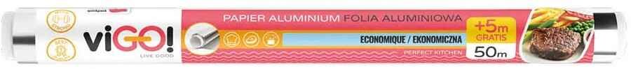 Folia aluminiowa viGO! 50+5m gratis widok 1