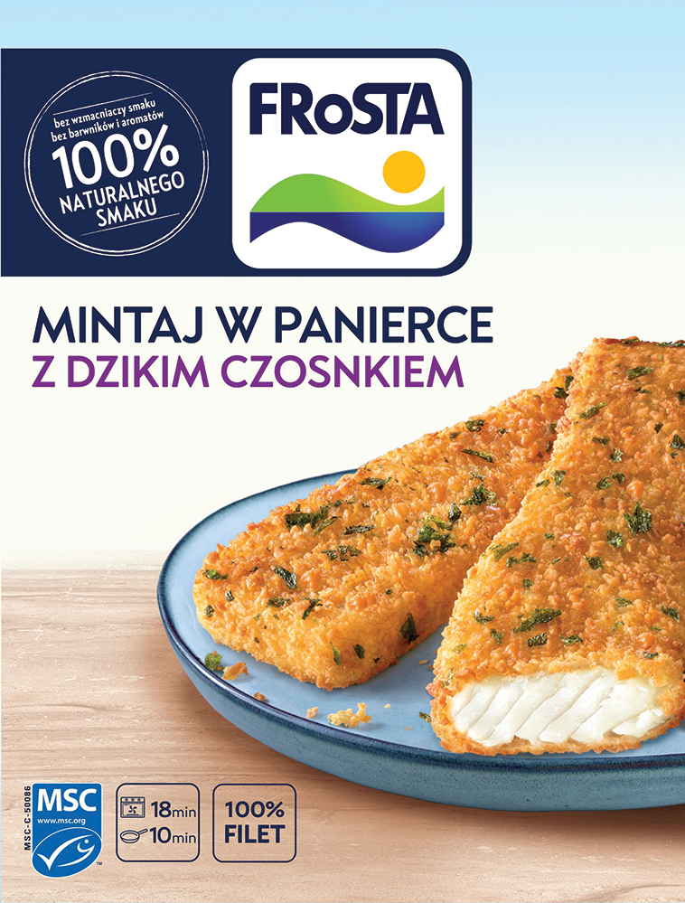 Mintaj w panierce z dzikim czosnkiem Frosta 240g widok 1