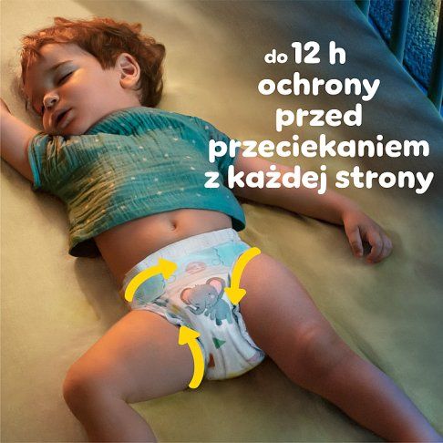 Pieluchy 3 midi 6-10kg active baby Pampers 54szt widok 17