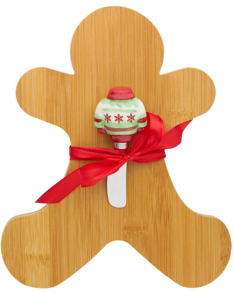 Deska bambusowa z nożykiem do masła 26,5x17cm BN25 widok 2