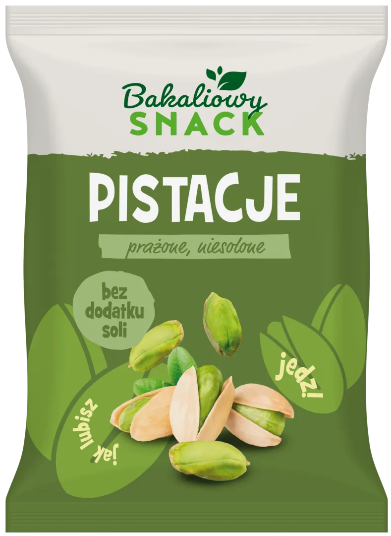 Pistacje prażone niesolone Bakaliowy Snack 200g widok główny