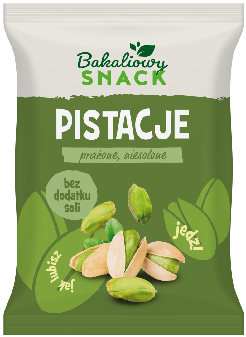 Pistacje prażone niesolone Bakaliowy Snack 200g widok główny