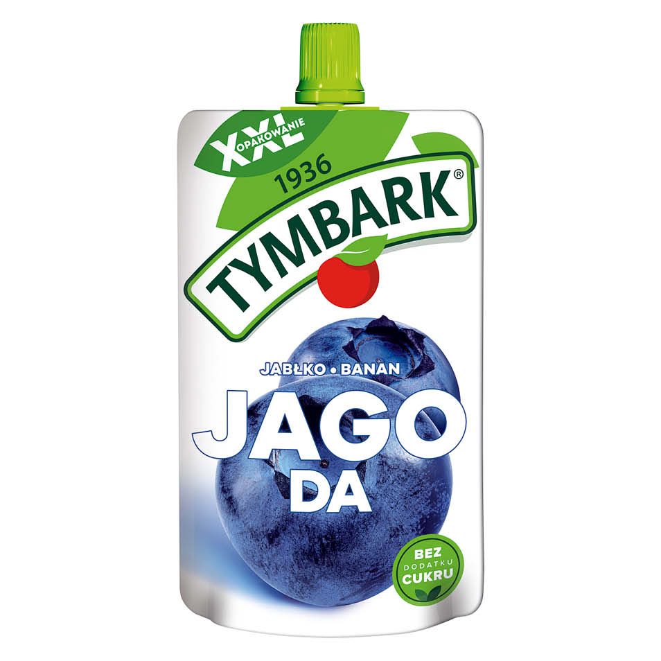 Mus jabłko banan jagoda Tymbark 200g widok 1
