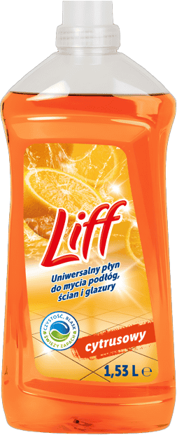 Płyn uniwersalny cytrusowy Liff 1,53l widok 1