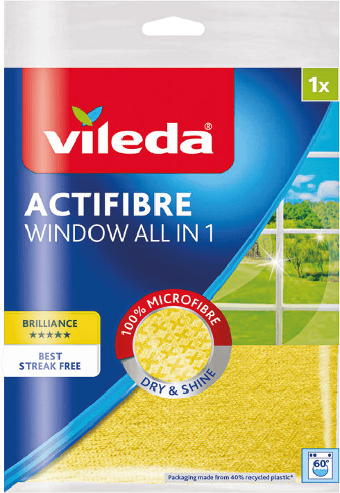 Ściereczka okienna actifibre 1szt Vileda widok główny 