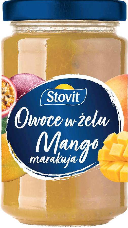 Owoce w żelu mango marakuja Stovit 410g widok 1