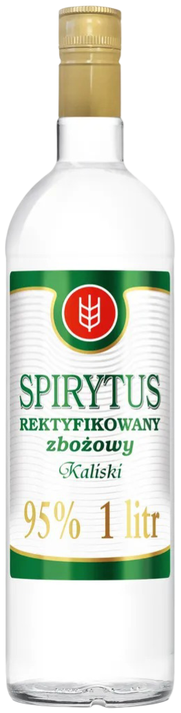 Spirytus rektyfikowany zbożowy Kaliski 1l 95% widok główny 