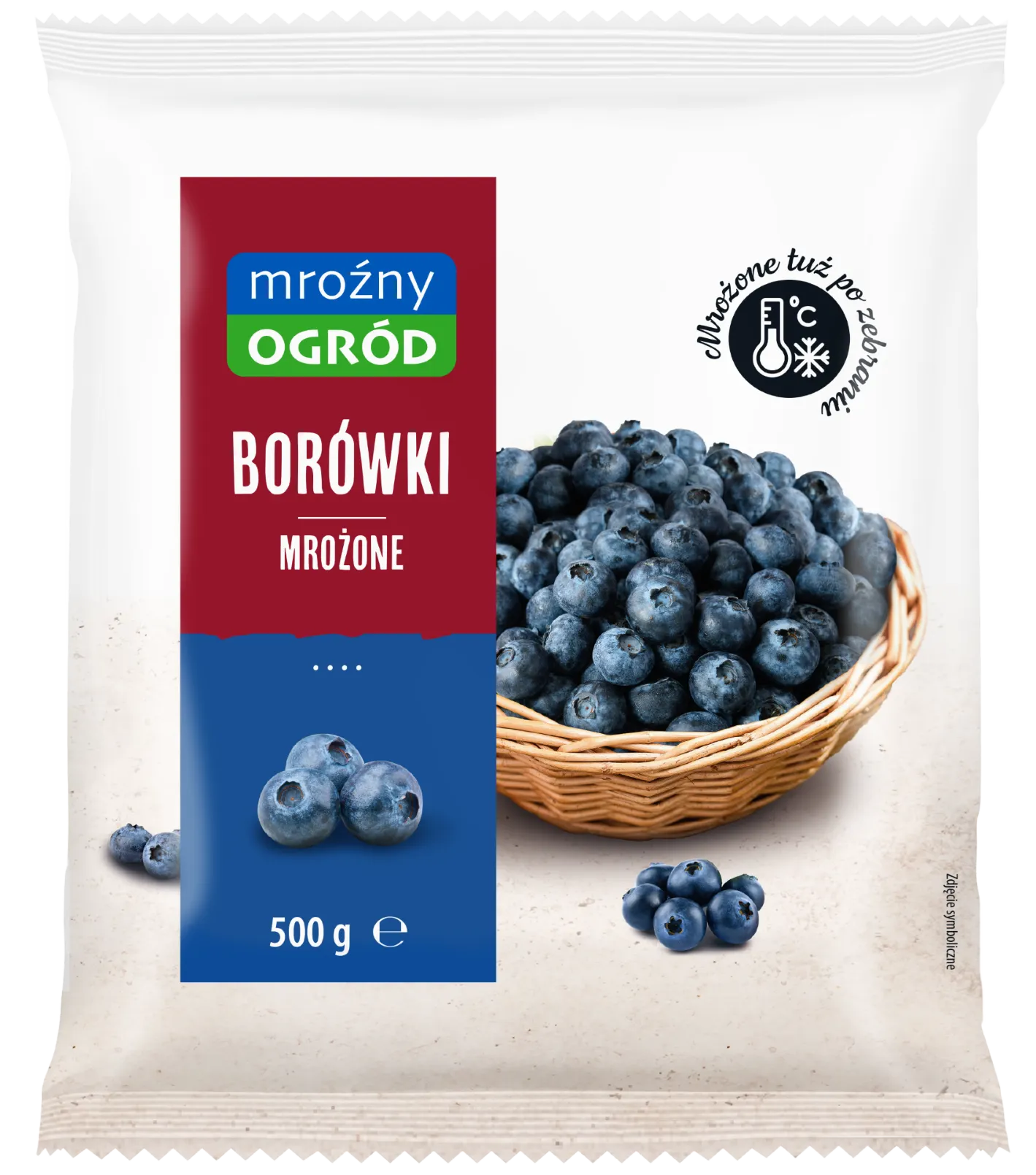 Borówki mrożone Mroźny Ogród 500g widok 1