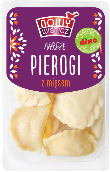 Pierogi ruskie/z mięsem Nowy Wiśnicz 450g mix widok 1