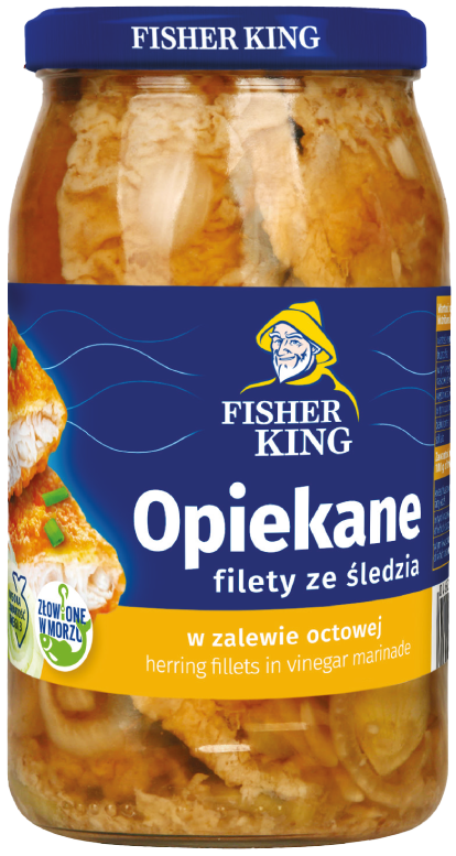 Filety śledziowe opiek w zal Fisher King 800/350g widok główny