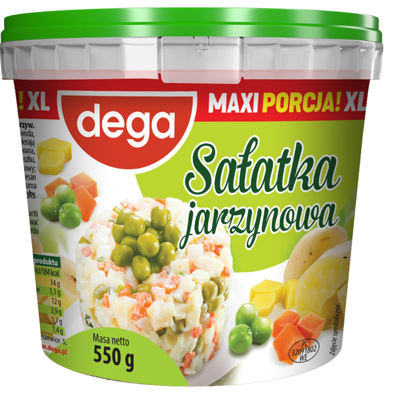 Sałatka jarzynowa Dega 550g widok 1