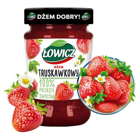 Dżem truskawkowy Łowicz 280g widok 3