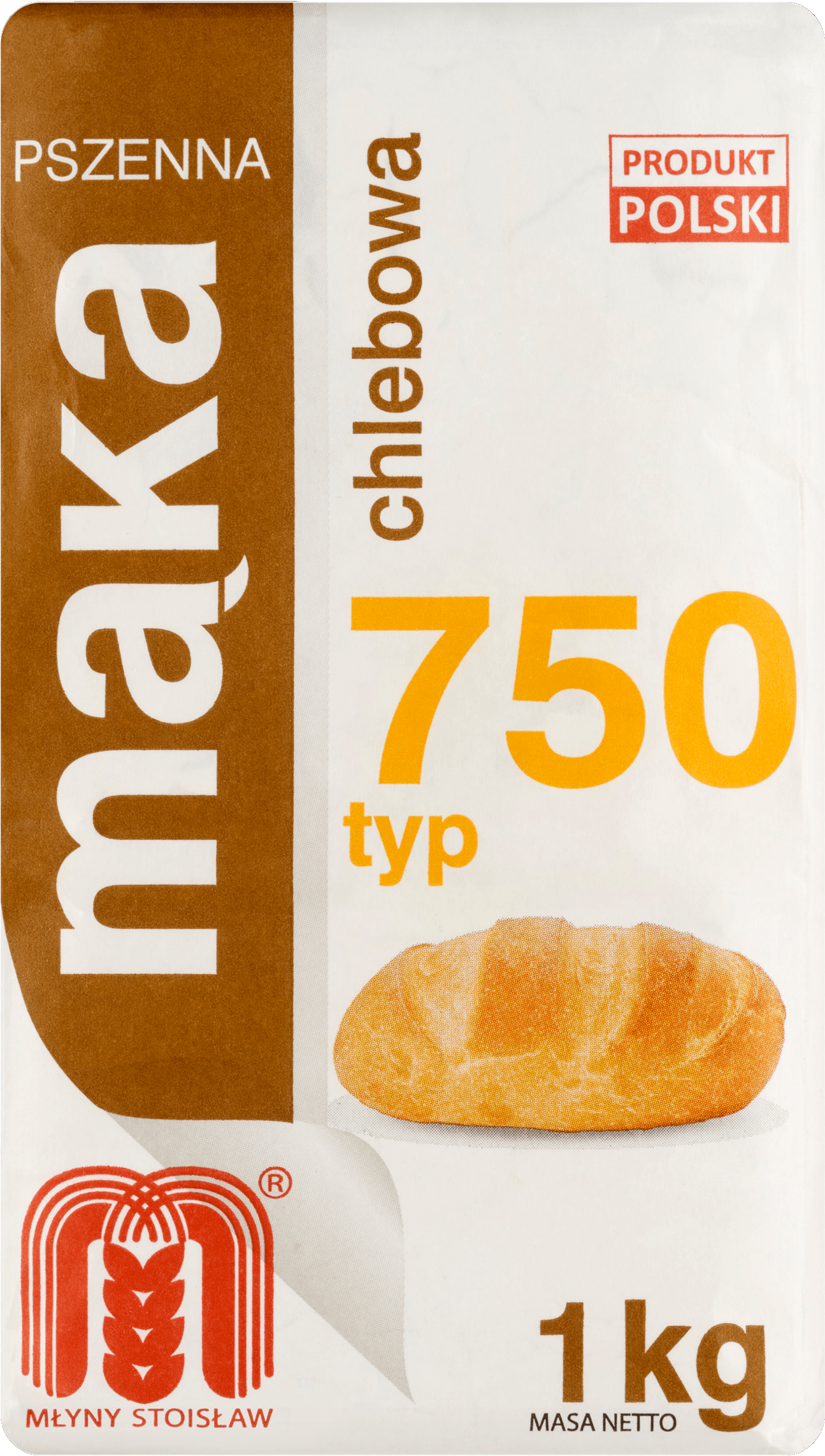 Mąka chlebowa typ 750 Stoisław 1kg widok 1