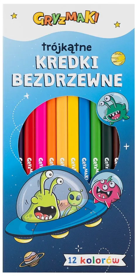 Kredki bezdrzewne Gryzmaki 12kol Sz25 widok 1