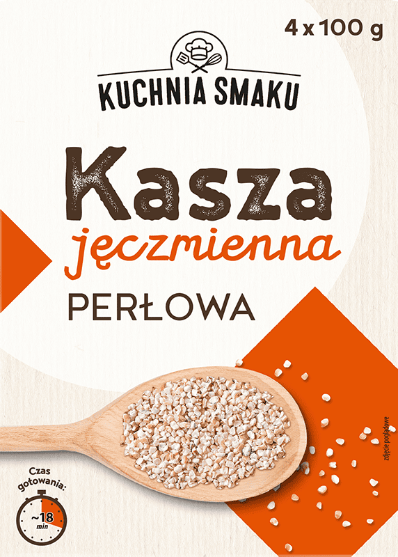 Kasza jęczmienna perłowa Kuchnia Smaku 4x100g widok 1