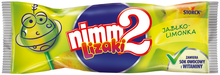 Lizak owocowy sok i witaminy Nimm2 10g mix widok główny