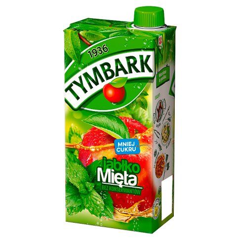 Napój niegaz. jabłko mięta Tymbark 1l widok 2