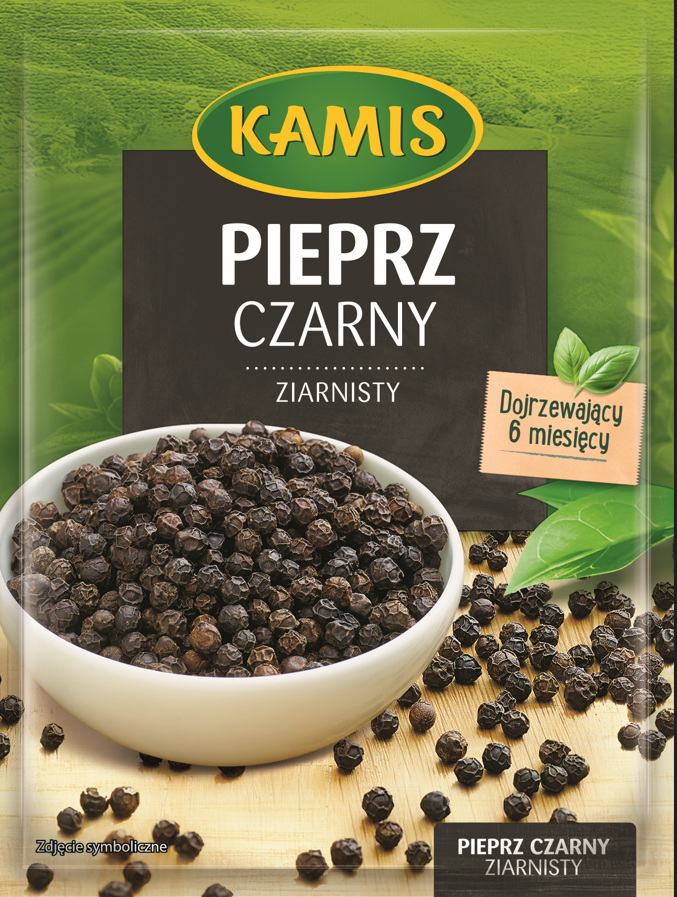 Pieprz czarny ziarnisty Kamis 16g widok 1