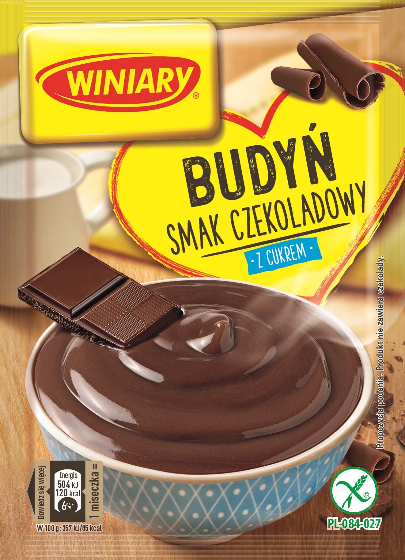 Budyń czekoladowy Winiary 63g widok 1