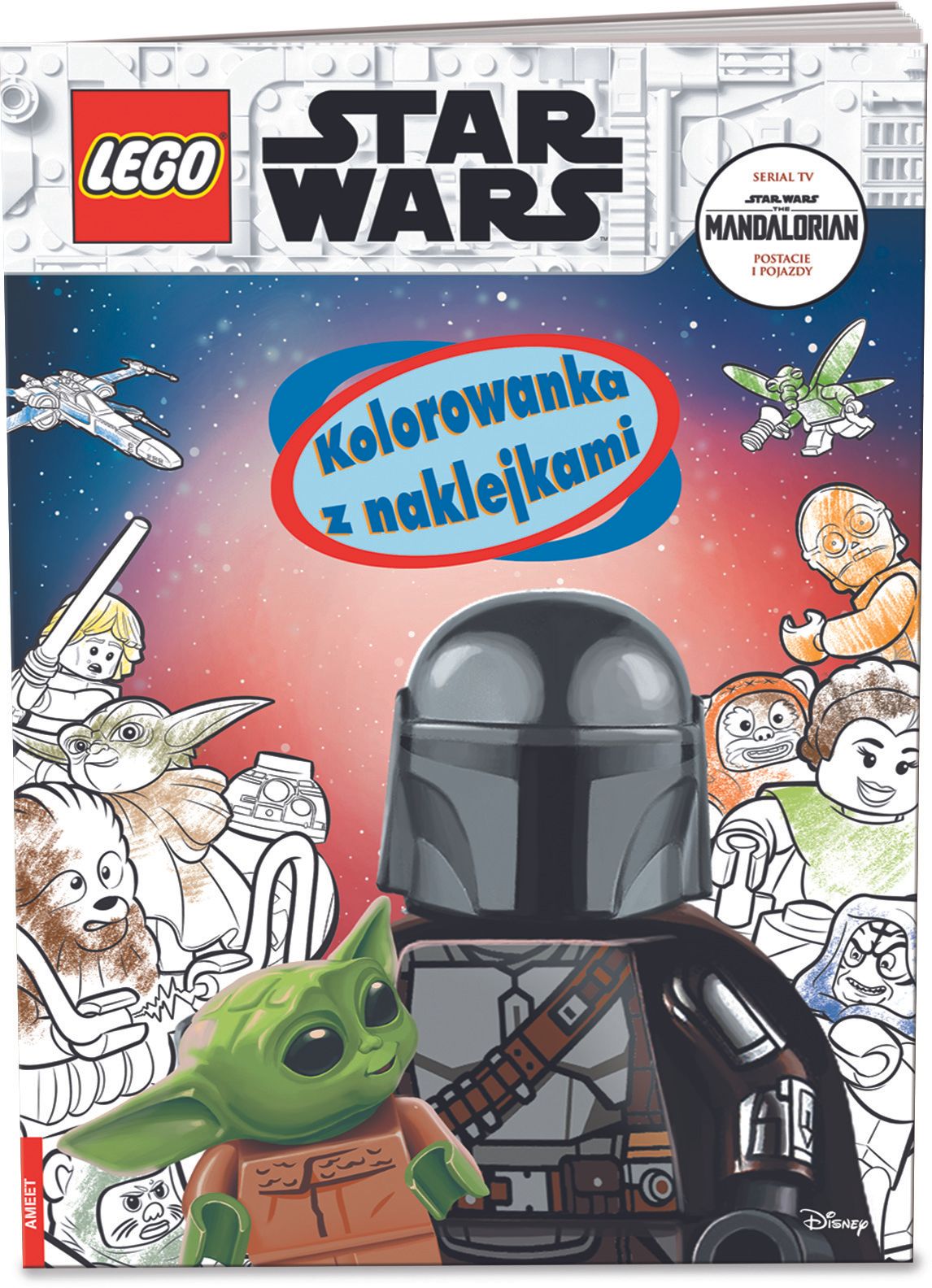 Kolorowanka licencyjna z naklejkami mix widok 4