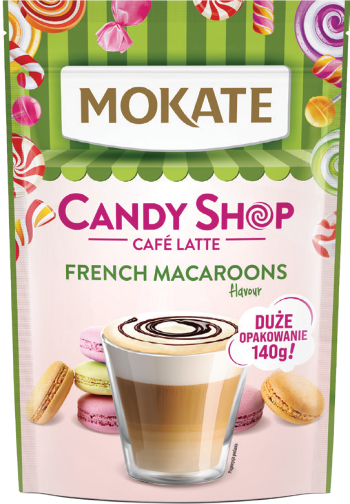 Kawa cappuccino Candy Shop french maca Mokate 140g widok główny