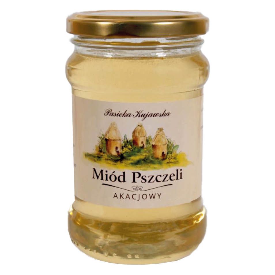 Miód akacjowy Apicom 400g widok 1