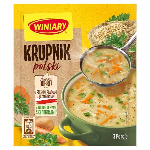Zupa krupnik polski Winiary 59g widok 3