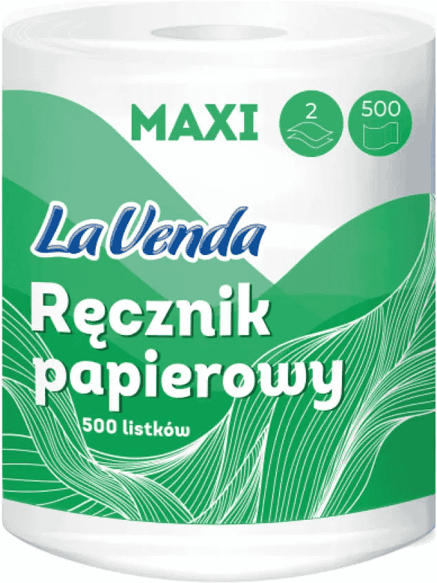 Ręcznik pap. Maxi A1 2w 500l Lavenda 100m widok główny