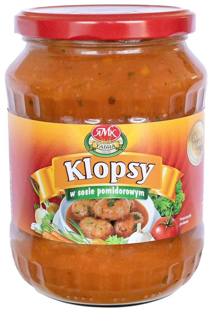 Klopsy w sosie pomidorowym Yabra 700g widok 1