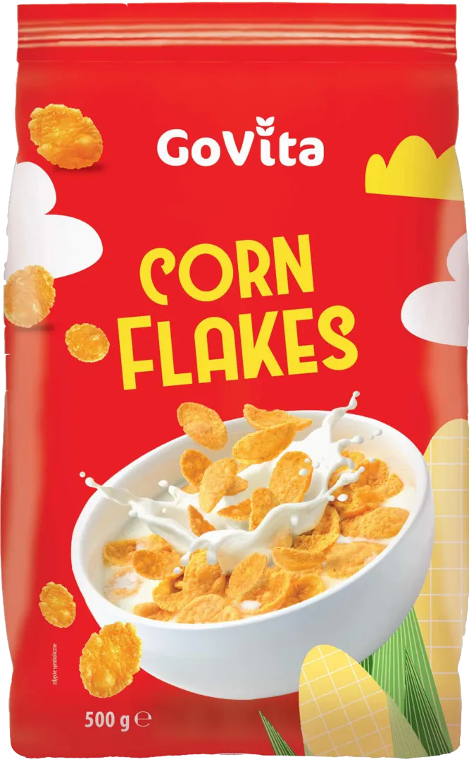 Płatki Corn Flakes Govita 500g widok główny