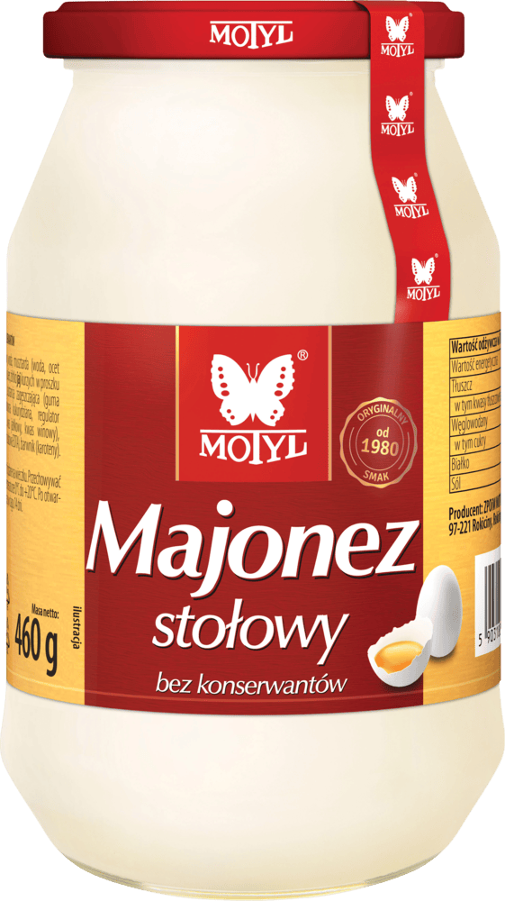 Majonez stołowy Motyl 460g widok 1