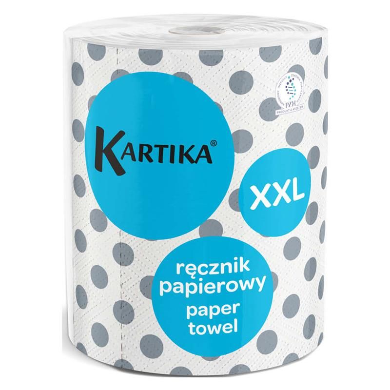 Ręcznik pap Kartika z nadrukiem A1 3w 200l 42m mix widok 1