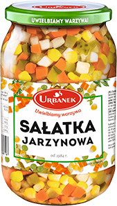 Sałatka jarzynowa Urbanek 860/600g widok 1