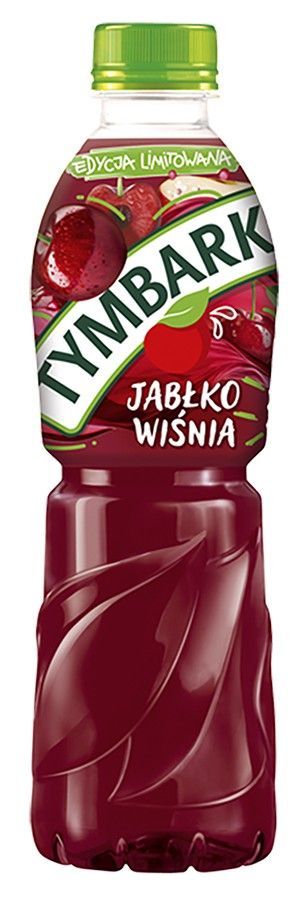 Napój Niegaz. Jabłko Wiśnia Tymbark Aseptic 0,5l widok 1
