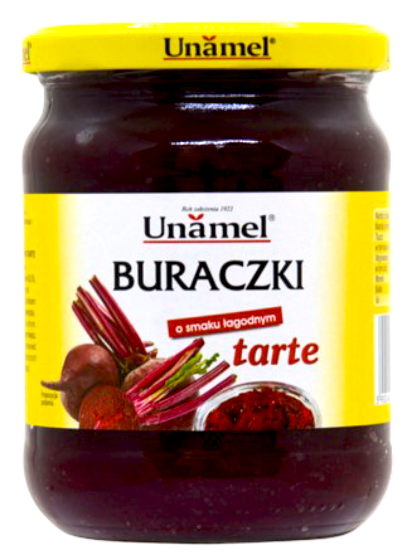 Buraczki tarte Unamel 500g widok 1
