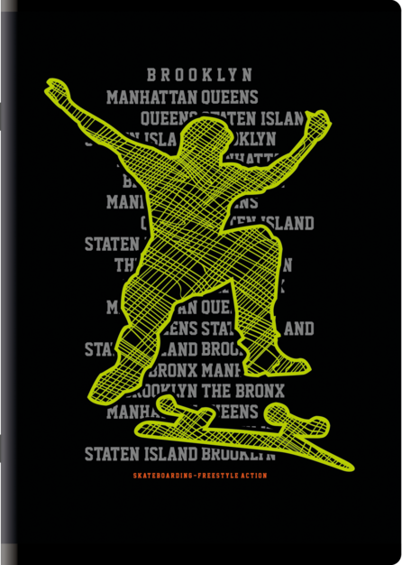 Zeszyt A5/96k kratka SZ25 widok 10