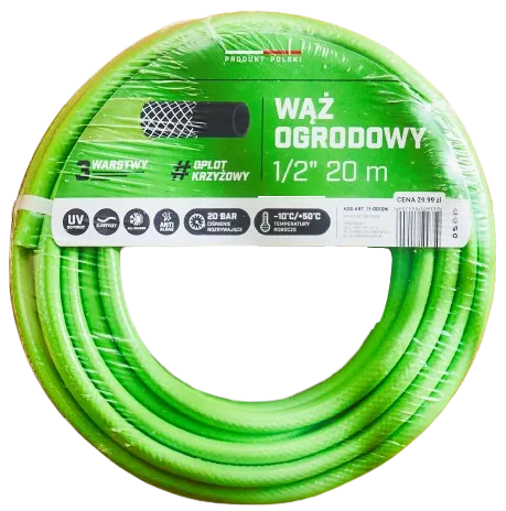 Wąż ogrodowy 1/2" 20m O25 widok główny 