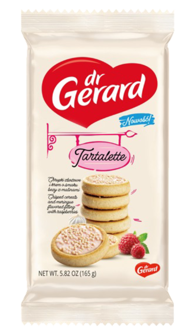 Ciastka Tartaletki beza malina Dr Gerard 165g widok 1