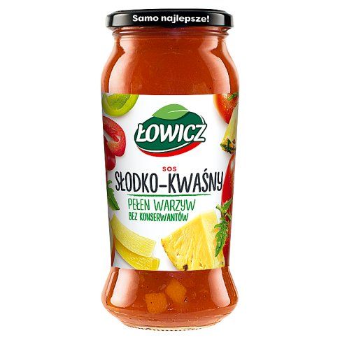 Sos słodko-kwaśny Łowicz 500g widok 1