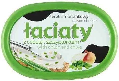 Serek śmietankowy z cebulą i szczyp. Łaciaty 135g widok 1