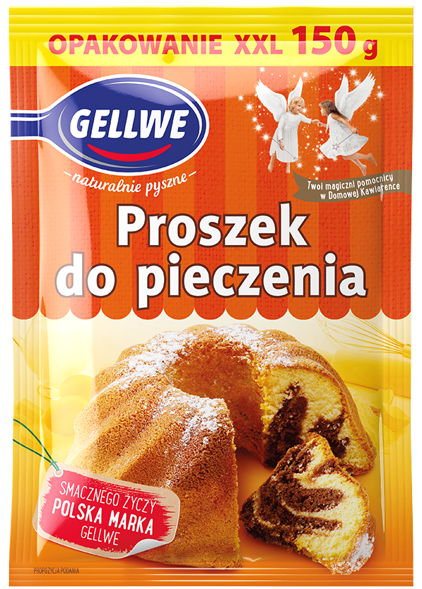 Proszek do pieczenia Gellwe 150g widok 1