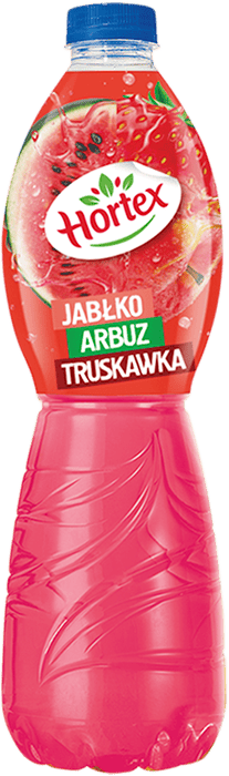 Napój niegaz. jabłko truskawka arbuz Hortex 1,75l widok 1