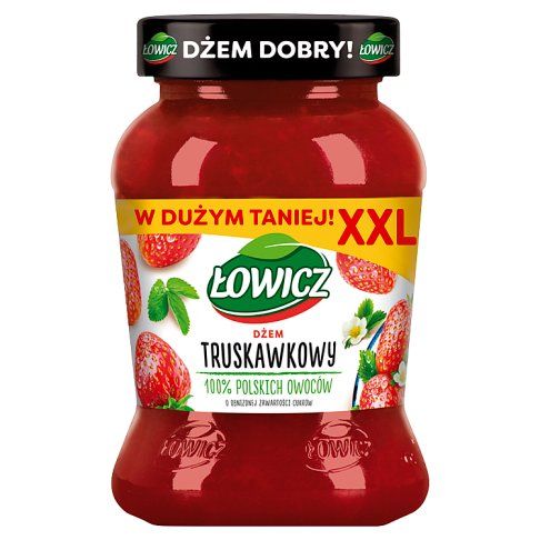 Dżem truskawkowy Łowicz 450g widok 3