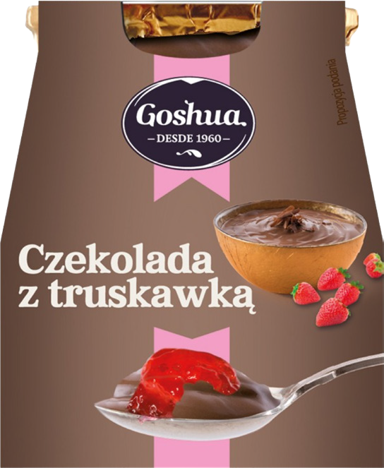 Deser czekolada z truskawką Goshua 125g widok 1