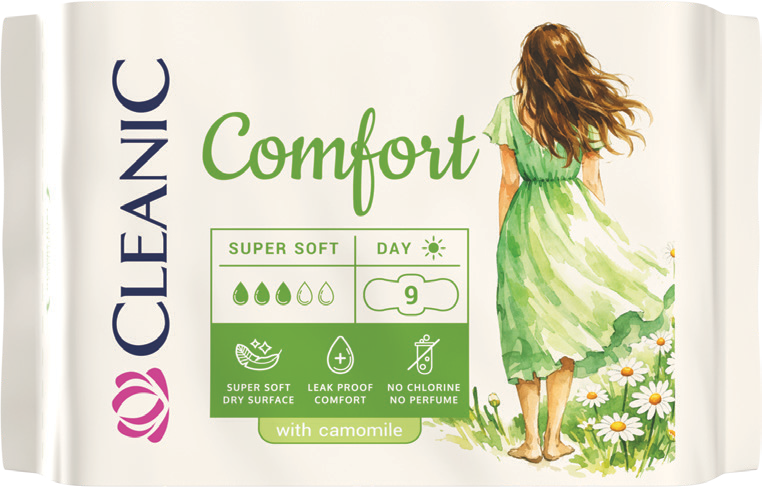 Podpaski Cleanic Comfort 10szt widok 1