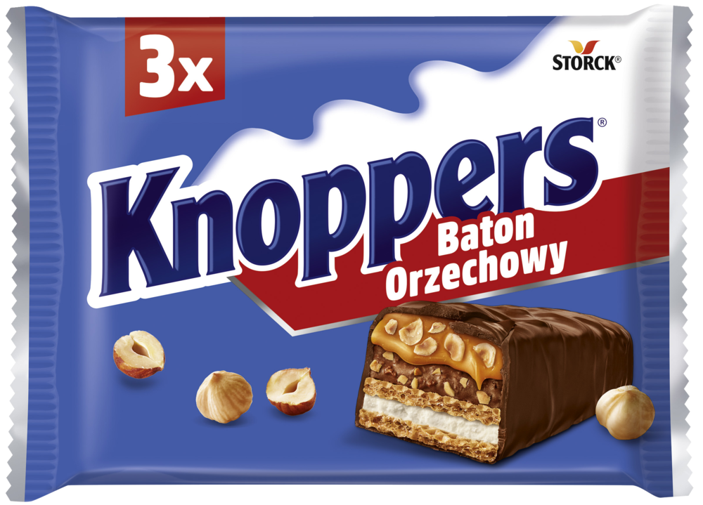Baton Knoppers orzechowy 3x40g widok 1