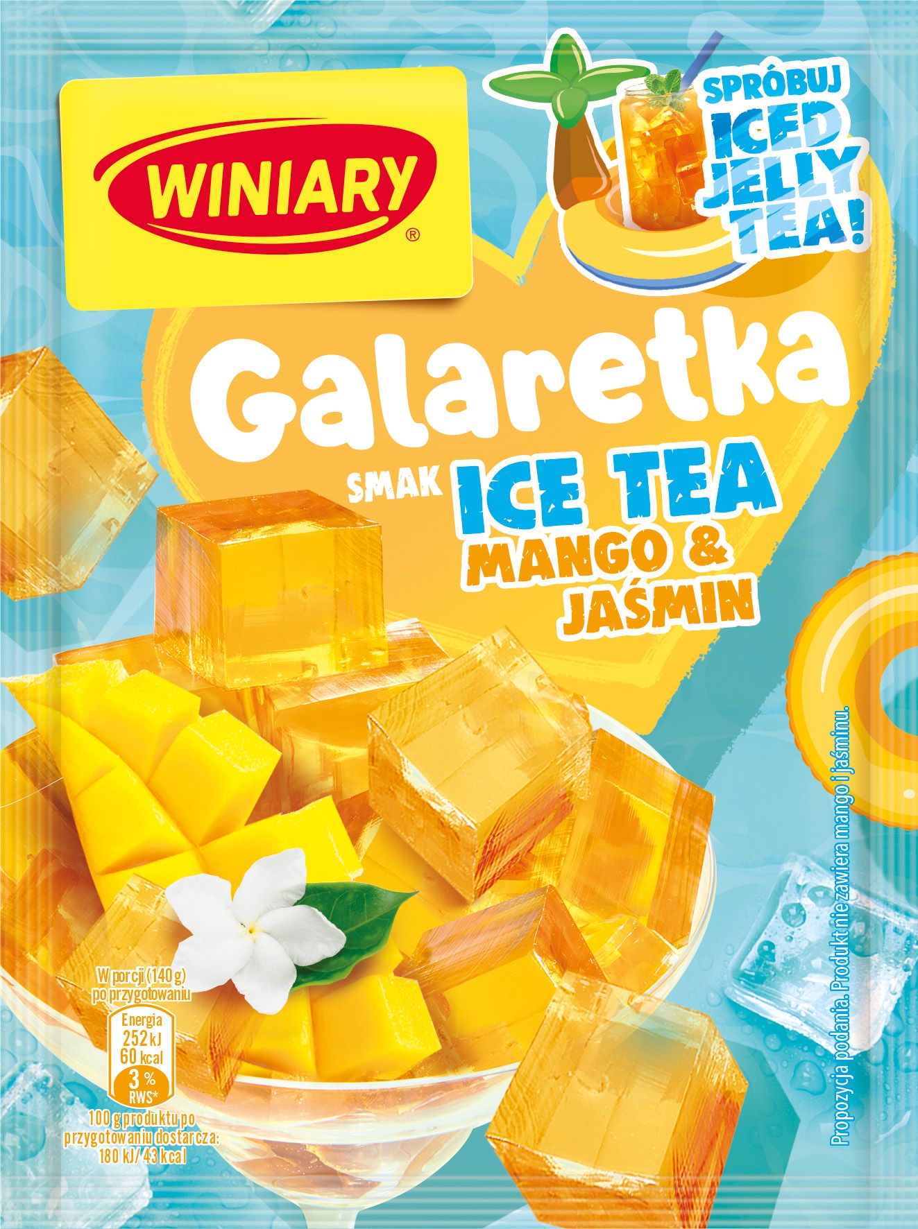 Galaretka mango jaśmin Winiary 47g widok 1