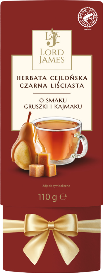 Herbata czarna liściasta grusz kaj Lord James 110g widok główny 