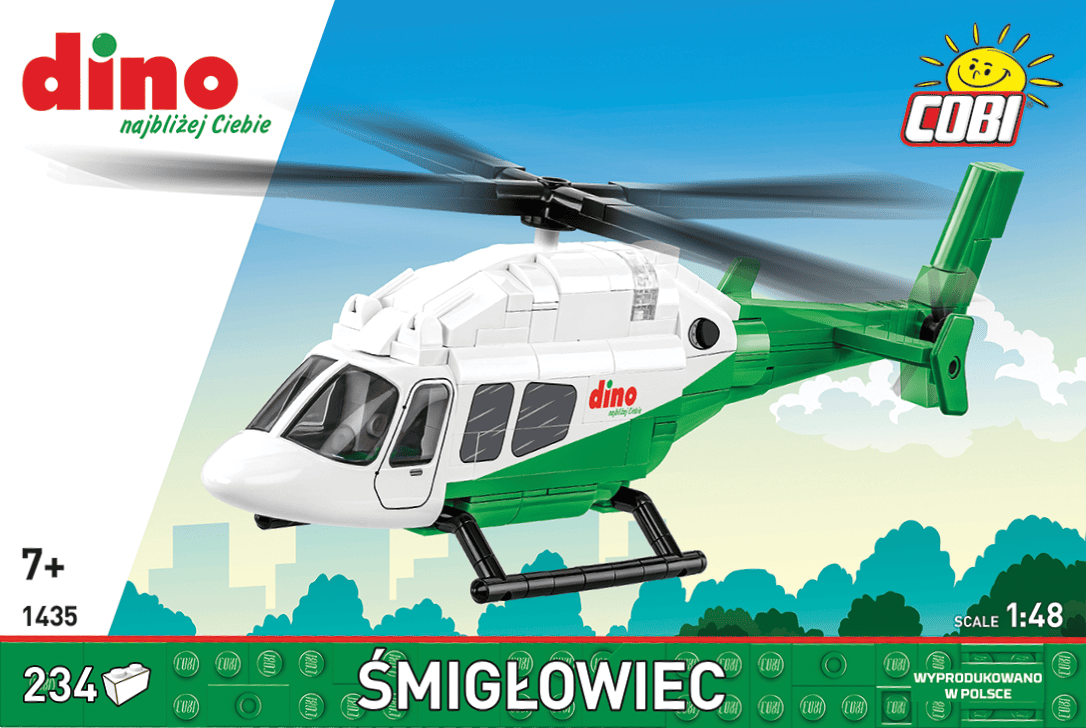 Zabawka Cobi śmigłowiec Dino MW widok główny